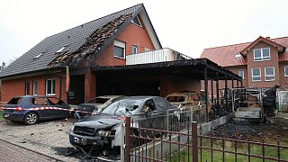 Brand in der Silvesternacht in Pr. Oldendorf