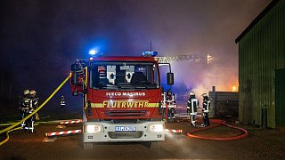 Großbrand in Bielefeld Jöllenbeck