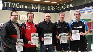 53. Desenbergturnier des TTV Daseburg, Sonntag