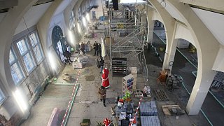Zwei Jahre Umbau: Einblicke in den Arbeitsalltag an der Markthalle