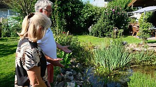 Der Garten von Lore und Dieter Halstenberg in Bad Oeynhausen