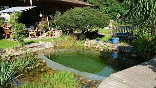 Der Garten von Lore und Dieter Halstenberg in Bad Oeynhausen