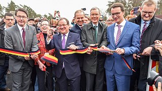Neues Teilstück der A33 in Halle eröffnet