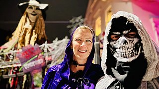Bielefeld: Halloween an der Wertherstraße und am Boulevard