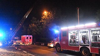 Brand einer Gartenlaube an der Oststraße in Gütersloh