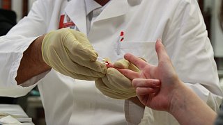 Typisierung und Blutspenden in Hüllhorst: Als Erstspender vor Ort