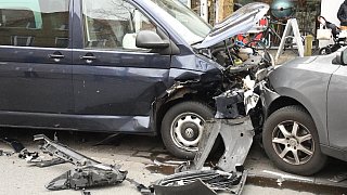 Unfall mit fünf Autos in Gütersloh