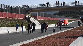 Katastrophenschutzübung auf der A 33 zwischen Halle und Borgholzhausen