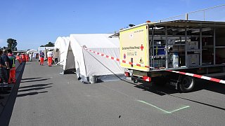 Katastrophenschutzübung auf der A 33 zwischen Halle und Borgholzhausen