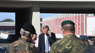 Katastrophenschutzübung auf der A 33 zwischen Halle und Borgholzhausen