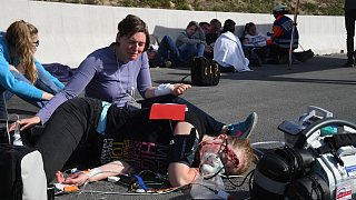 Katastrophenschutzübung auf der A 33 zwischen Halle und Borgholzhausen