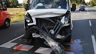 Rentner (89) bei heftigem Auffahrunfall verletzt