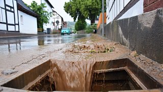 Höxter: Starkregen in Ottbergen