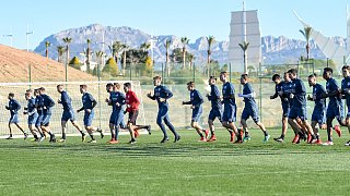 Wintertrainingslager in Spanien: Training Dienstag Vormittag