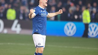 Arminia Bielefeld schlägt Werder Bremen 2:1.