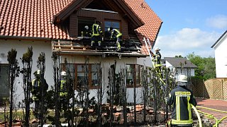 Schloß Holte-Stukenbrock: Feuerwehreinsatz am Meisenweg