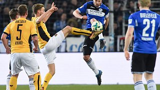 Arminia verliert 2:3 gegen Dresden
