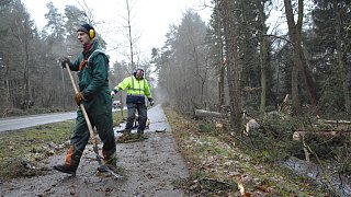 Oerlinghausen: Sturmschäden nach Orkan Friederike