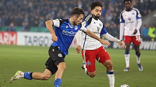 Bildergalerie zum Pokalspiel von Arminia Bielefeld gegen den HSV