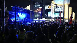 Massenprotest gegen AfD-Jugend in Gießen