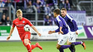 Aue: Arminia spielt 1:1 im Erzgebirge