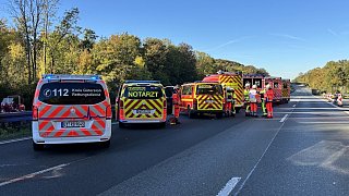 Unfall auf der A2 im Kreis Gütersloh