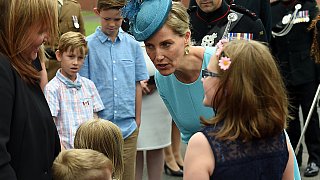 Gräfin Sophie von Wessex besucht das 5th Rifle Regiment in Paderborn