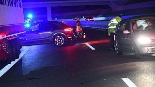 Crash auf A33 bei Halle mit elf Verletzten
