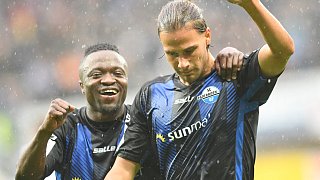 Torspektakel in der Benteler-Arena
