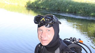 Löhne: Taucher in der Werre