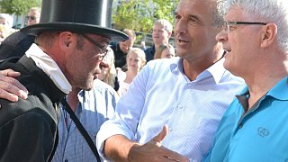 Bad Driburg: Etappenankunft der Glückstour