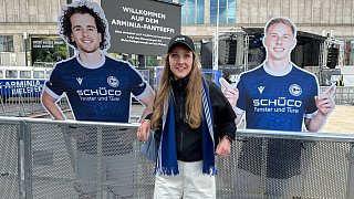 Die schönsten Bilder vom Arminia-Fanfest in Berlin