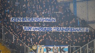 Arminia Bielefeld schlägt 1860 München 2:0.