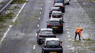 Unwetter über Europa