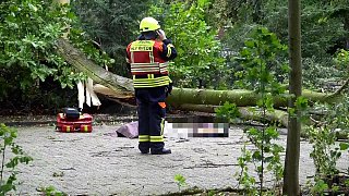 Unwetter über Europa
