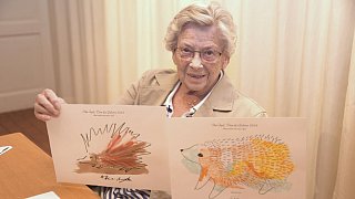 Igel-Zeichnungen von Promis in Verl