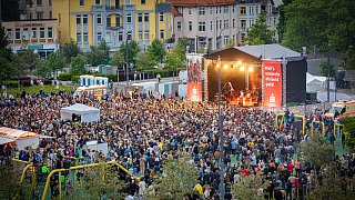 Musik und gute Stimmung am zweiten Leineweber-Tag