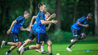 Der SC Paderborn im Trainingslager in Garderen (Niederlande)