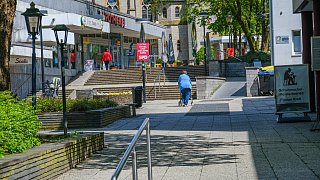 Brackwedes Treppenstraße verströmt den verblichenen Glanz der 70er Jahre. Ihre Sanierung steht ganz oben der Stadtumbauliste.