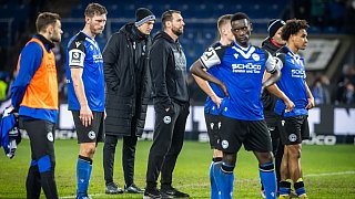 Arminia Bielefeld unterliegt Viktoria Köln mit 0:2.