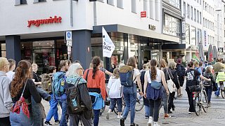 FFF-Demo in Bielefeld