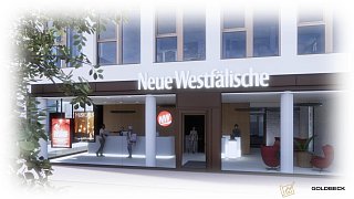 Baubeginn des NW-Medienhauses