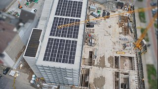 Baubeginn des NW-Medienhauses