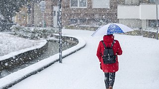Paderborn: Schneefall in der Kernstadt