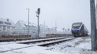 Paderborn: Schneefall in der Kernstadt