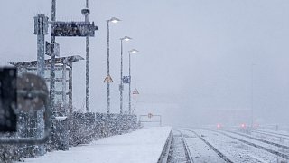 Paderborn: Schneefall in der Kernstadt