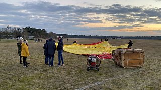 Friedensglühen auf dem Segelflugplatz Oerlinghausen
