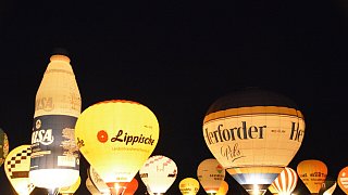 Friedensglühen auf dem Segelflugplatz Oerlinghausen