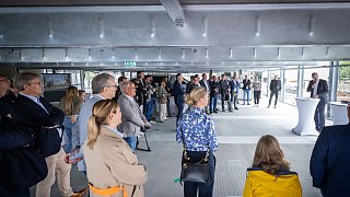 Baubeginn des NW-Medienhauses