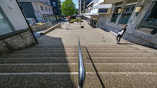 Brackwedes Treppenstraße verströmt den verblichenen Glanz der 70er Jahre. Ihre Sanierung steht ganz oben der Stadtumbauliste.